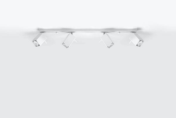 LAMPA sufitowa SL.0463 metalowa OPRAWA plafon regulowane reflektorki białe