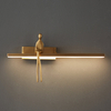 Sypialniany kinkiet ścienny Amici ST-B3578 gold LED 5W 3000K ludzik metal złoty