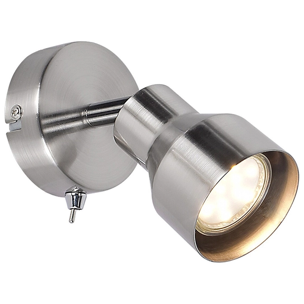 Kinkiet chromowany Blake 3183 przyścienna tuba ruchoma z włącznikiem