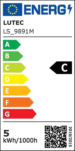 Ścienna lampa ze ściemniaczem Inka 6989101118 IP44 LED 9W 3000K szary