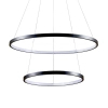 Salonowa lampa wisząca LEA 329172 LED 40W 4000K ringi czarne