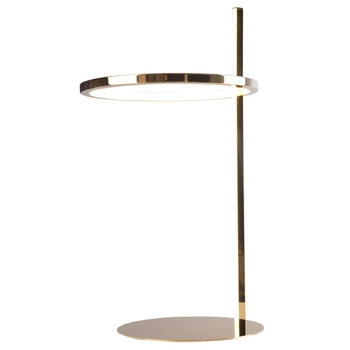 Stolikowa lampka do gabinetu LOZANNA T0042 Maxlight LED 14W 3000K obręcz złota