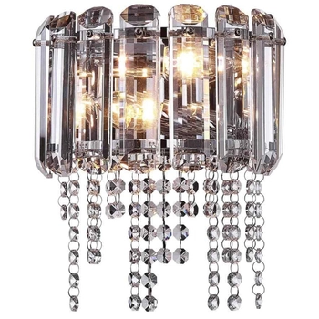 Ścienna lampa pałacowa Hail MOD097WL-02CH Maytoni kryształki chrom