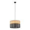 Ażurowa lampa wisząca NICOL 4799 TK Lighting nad wyspę brązowa czarna