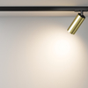Lampa 1-fazowa do szynoprzewodu Focus TR021-1-12W3K-W-BBS LED 12W 3000K sopel mosiądz