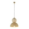 Ceramiczna lampa wisząca Tigali beżowa żółta 5242 1xE27 nad stół
