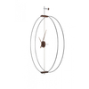 Zegar ścienny Doble Ring MSE1501100485 obręcz drewno mosiądz outlet