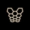 Liniowa lampa sufitowa Hexagon HEX-297X412-WW LED 331W 3000K IP54 biały