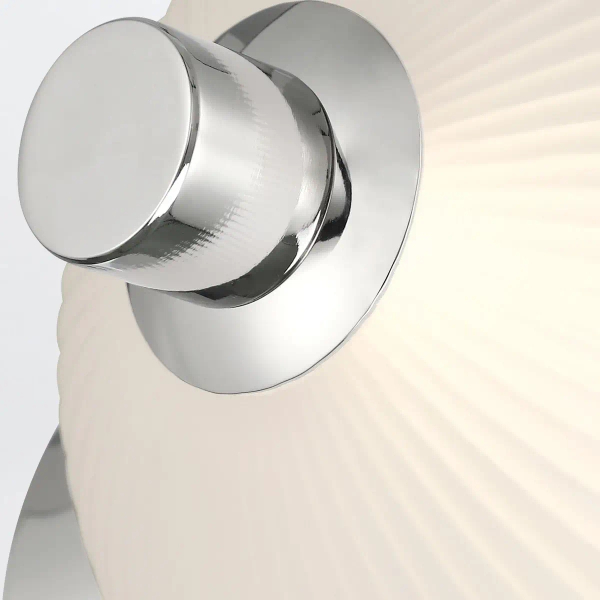 Szklana lampa ścienna Palmas QN-PALMAS-2W-PN LED 18W 3000K IP44 biała