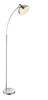 Lampa podłogowa do biura ANITA 24703SN Globo metal satynowy nikiel