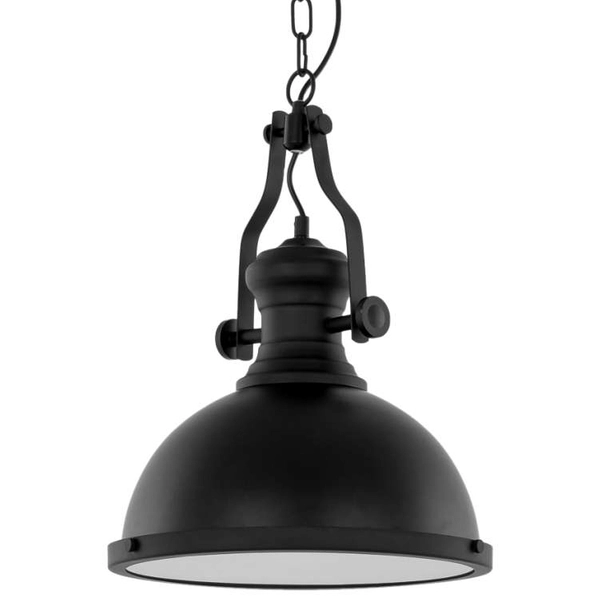 Industrialna LAMPA wisząca MAEVA MDM-2569/1 Italux metalowa OPRAWA zwis loft czarny