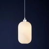 Porcelanowa lampa wisząca Milford 46573001 Nordlux plisowana biała