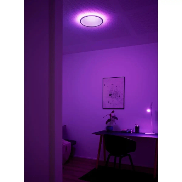 Plafon z pilotem Smart Liva 2110826101 LED 21W 2700-6500K IP54 biały