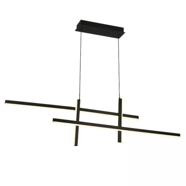 Jadalniana wisząca lampa 22023 LED 47W 3000K belki czarne