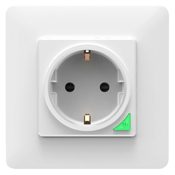 Podtynkowe gniazdko elektryczne Smart Wifi Tuya 315939 białe