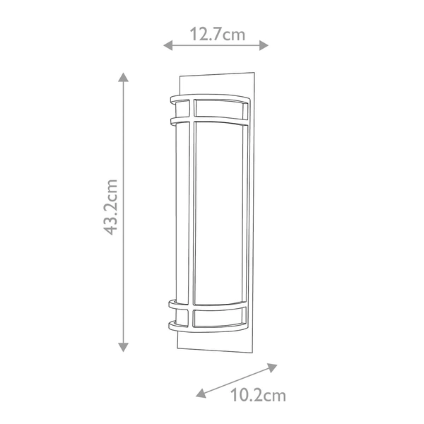 Ścienny kinkiet Fusion FE-FUSION2 Feiss tuba szkło metal brązowy