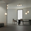 Sufitowa lampa Milano ABR-LW3XE27M Abruzzo bańki do salonu złota biała