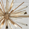 Wisząca lampa designerska L&-181935 Light& gwiazda mosiądz