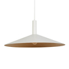 Wisząca lampa Capri 41017 Sigma stożek zwis biała miedziana