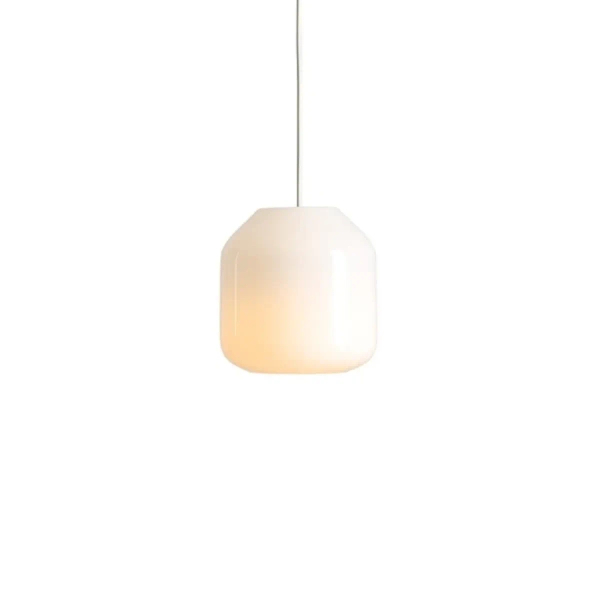 Lampa wisząca beżowa FLASK 1xE14 ze szkła do jadalni 8500G20_S