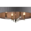 Metalowa lampa wisząca Cristin CRI0439 Dar Lightning nikiel szara