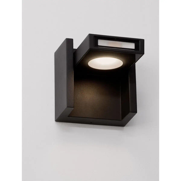 Elewacyjna lampa ścienna BRONTEL LE75117 LED 10W 3000K IP65 czarny