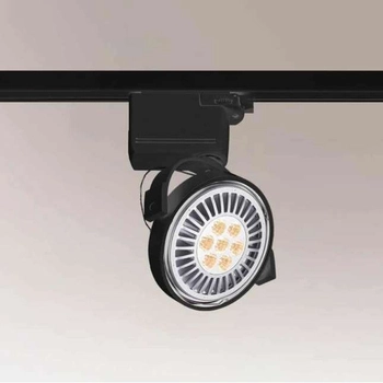Reflektorowa LAMPA sufitowa SAKURA 7686 Shilo metalowa OPRAWA do systemu szynowego 3-fazowego czarny