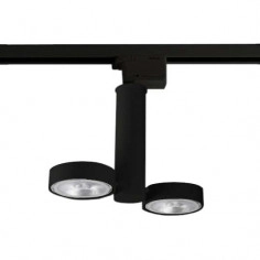 LAMPA sufitowa NATORI 6610 Shilo metalowa OPRAWA regulowane reflektorki do 3-fazowego systemu szynowego czarne