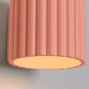 Ścienna lampa ryfel AURA brzoskwiniowa SL.1826 1xG9 metalowa