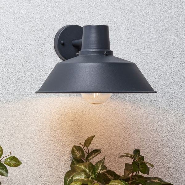 Industrialna lampa ścienna Humphrey 96290/63 IP44 antracyt OUTLET