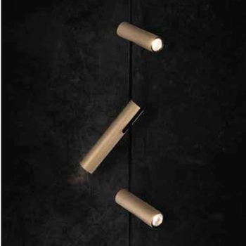 Sufitowa LAMPA natynkowa LEDA 33103 Sigma metalowa OPRAWA regulowane tuby plafon złota