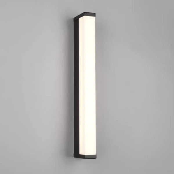 Ścienna lampa FABIO 283814232 czarna LED 6W 3000K podłużna IP44
