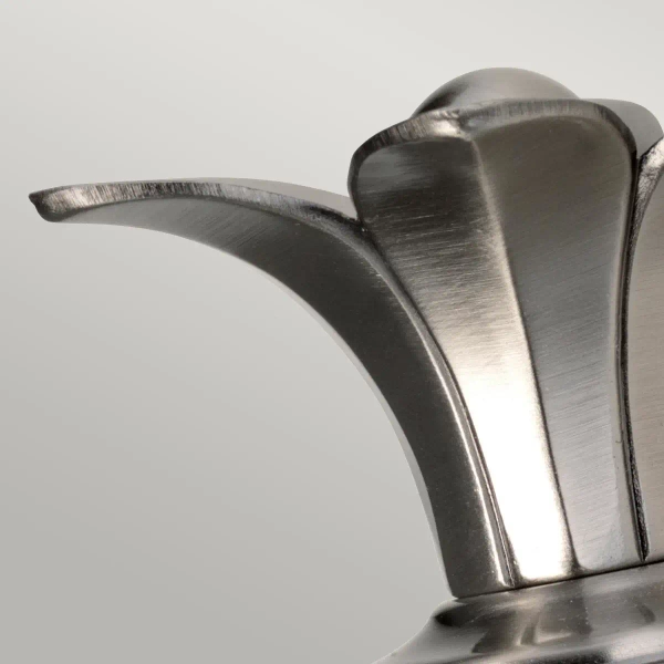 Kinkiet LAMPA ścienna Plantation HK-PLANT-BATH-PL Elstead Hinkley łazienkowa OPRAWA szklany ananas IP44 nikiel