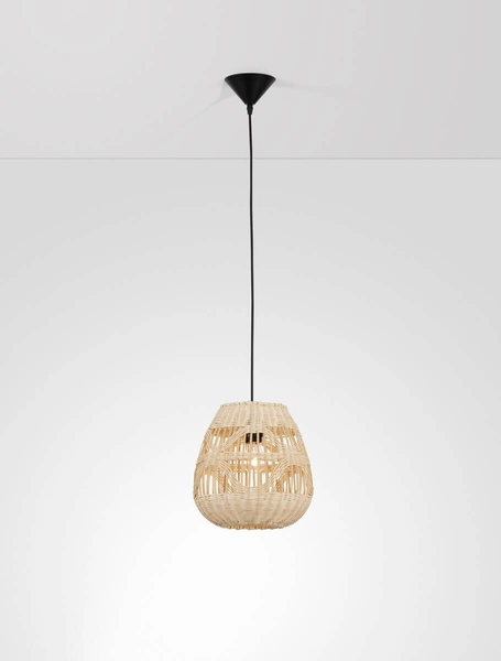 Naturalna lampa wisząca REYNOSA LE42950 hampton beżowa czarna