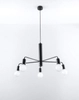 LAMPA wisząca SL.0304 metalowa OPRAWA zwis pająk sticks czarny
