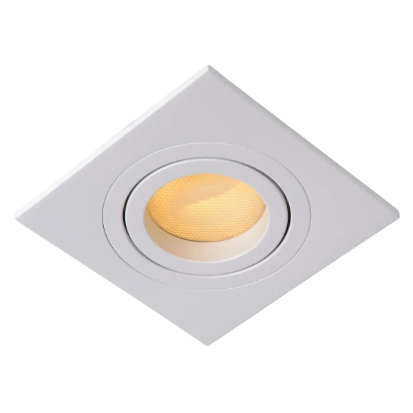 Sufitowe oczkoTUBE 22955/01/31 Lucide do salonu metalowe białe