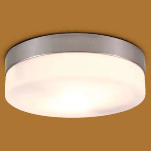 Okrągła LAMPA plafon OPAL 48402 Globo sufitowa OPRAWA nikiel biała