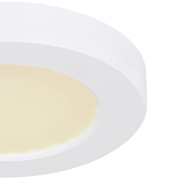 LAMPA sufitowa LASSE 12379-6W Globo okrągła OPRAWA plafon LED 6W 3000K - 6500K metalowy biały