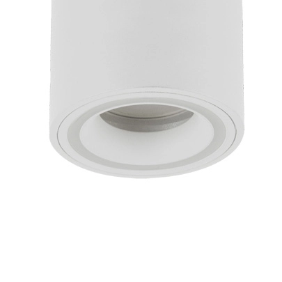 Metalowa lampa sufitowa Indi 04045 biała tuba do przedpokoju