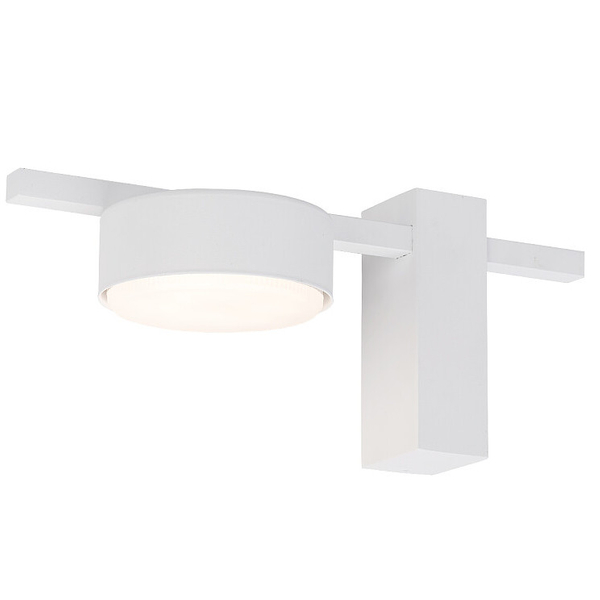 Lampa ścienna metalowa oprawa loftowy kinkiet biały PILLS OUTLET