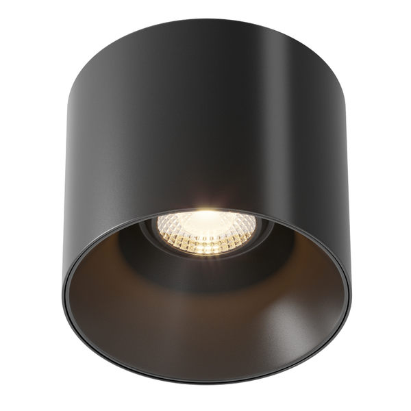 Metalowa lampa sufitowa Alfa C064CL-01-25W3K-D-RD-B LED 25W 3000K czarna
