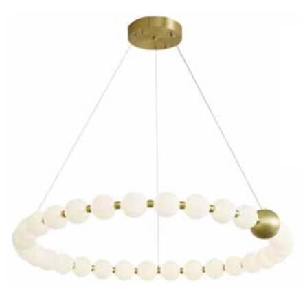 Lampa zwisająca nad wyspę Perla CGPERLA-R60 Copel LED 20W 3000K kule mosiądz biały