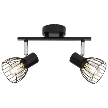 Sufitowa lampa na listwie Blacky 62113/06 z regulacją czarna OUTLET