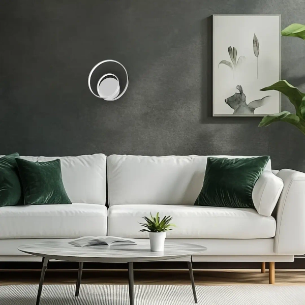 Ledowy kinkiet ścienny LUCERO CHROME ML1051 LED 13W 4000K chrom