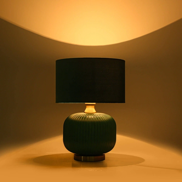 Lampka stolikowa do salonu Tamiza LP-1515/1T small green zielona złota