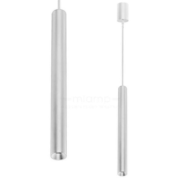 LAMPA wisząca KILIAN HL7732-L/3W WH Italux metalowa OPRAWA sopel LED 3W 3000K tuba zwis biały