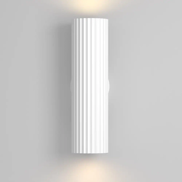 Naścienna lampa podłużna Calipso C106WL-02-GU10-W góra-dół biała