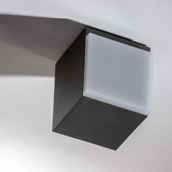 Kinkiet naścienny do sypialni Arbax AZ4341 Azzardo kostka czarny