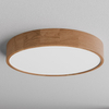 Sufitowa lampa Cleo 1307623600851 Temar okrągła drewniana dębowa