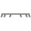 Wielopunktowa lampa sufitowa RING SL.1505 tubki regulowane oliwkowe
